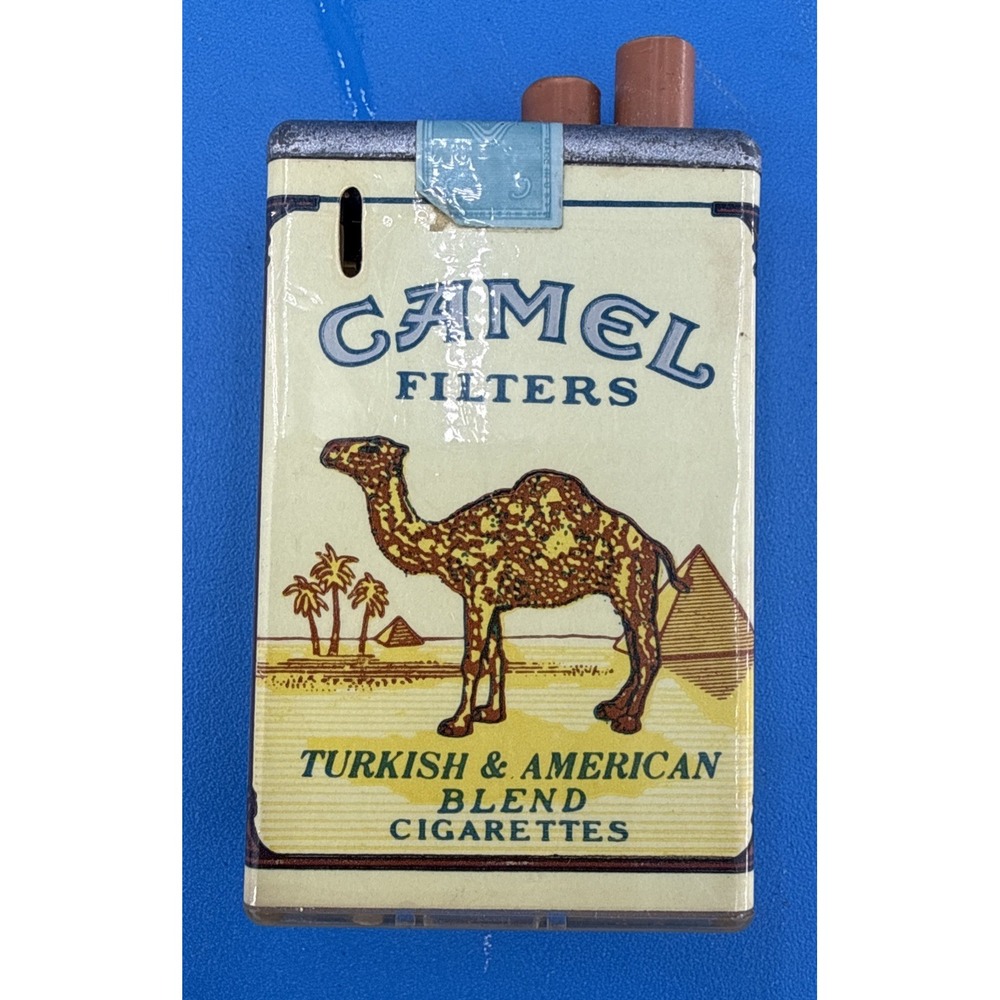 Vintage Camel Brand Cigarette Pack Lighter